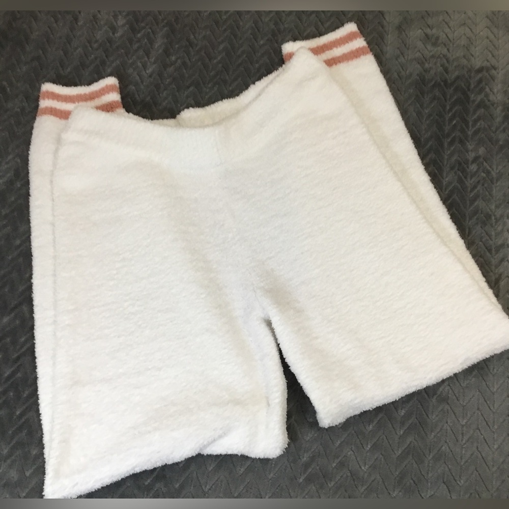 Forever 21 Super Soft White Fleece Pants L